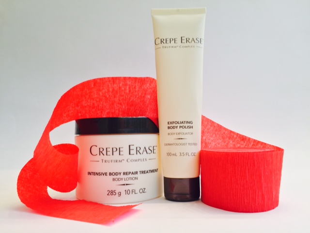 crepe erase before and after face