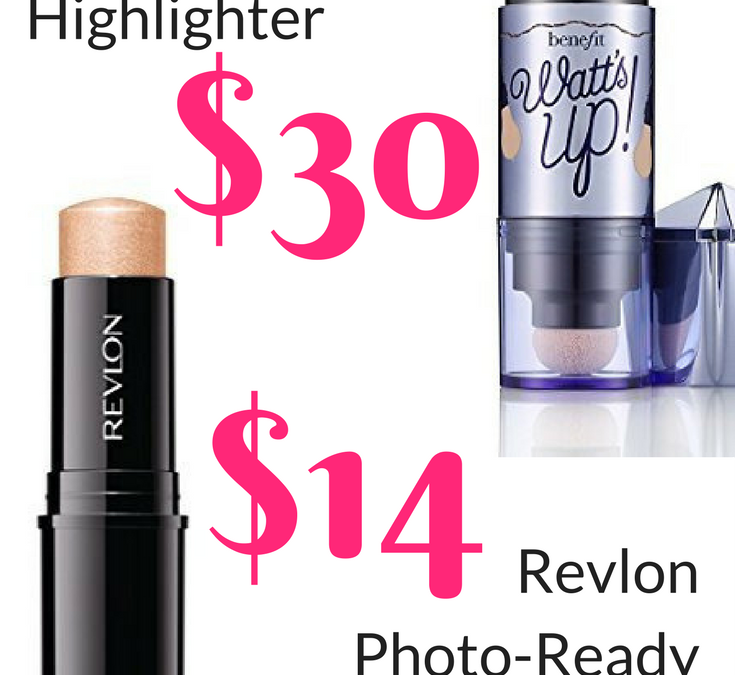 Drugstore Dupe For Watt’s Up from Benefit Revlon PhotoReady Instafix Highlighting Stick