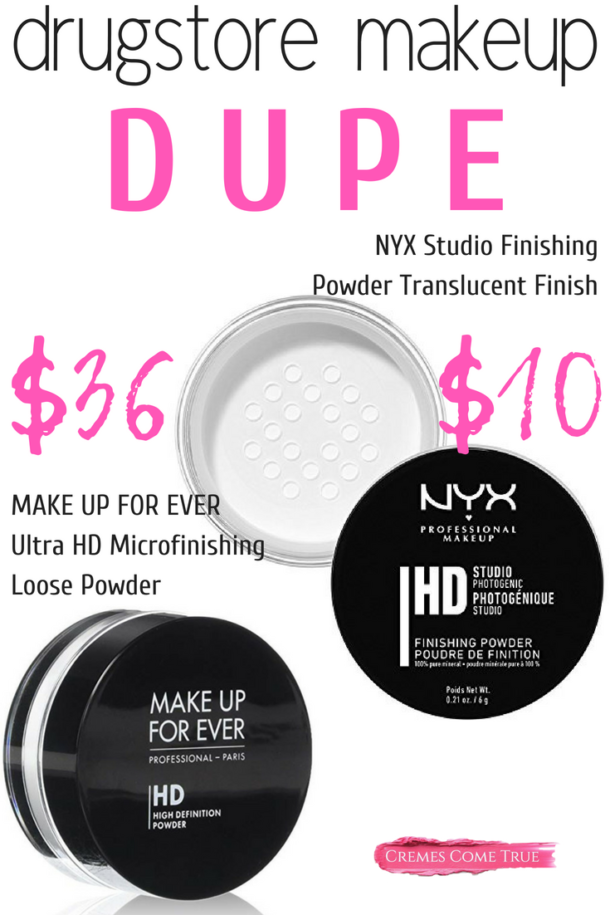 Drugstore Makeup Dupe For Make Up For Ever Hd Powder Cremes Come True
